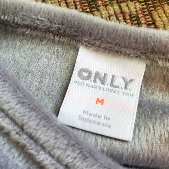 Old Navy Velour Pajama Tank Top, Light Gray, Size M - Picture 5 of 8